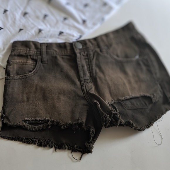 Free People Pants - Free people denim Jean shorts size 25